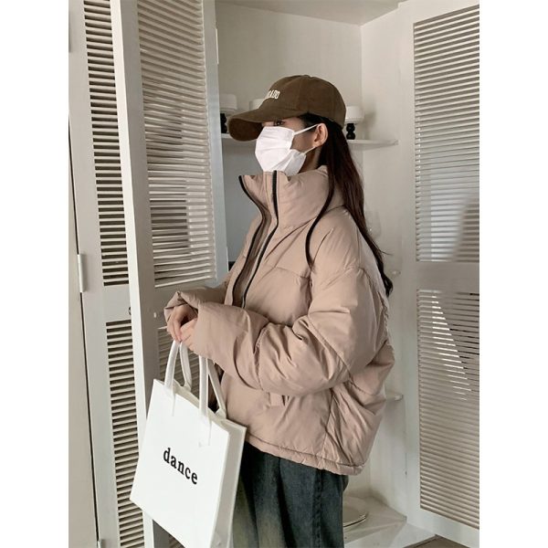 ⁦Women's Short Winter Bread Coat⁩ - الصورة ⁦7⁩