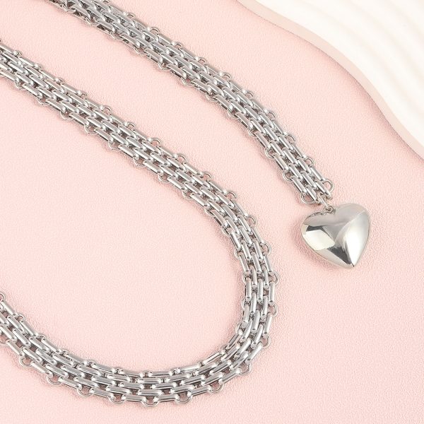 ⁦Men And Women Design Fashion Love Chain Pendant Waist Chain Metal Accessories Cute Chain⁩ - الصورة ⁦8⁩