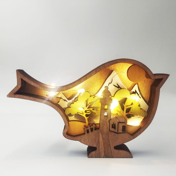⁦Wooden Crafts Decoration Creative Home Decoration⁩ - الصورة ⁦6⁩