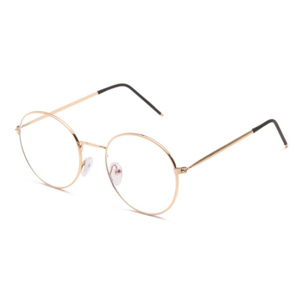 ⁦Anti Blue Glasses Metal Round Fashion⁩ - الصورة ⁦5⁩