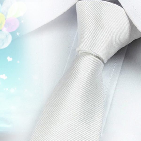 ⁦Plain Men's Polyester Yarn Tie 1200 Pin Clothing Accessories⁩ - الصورة ⁦4⁩