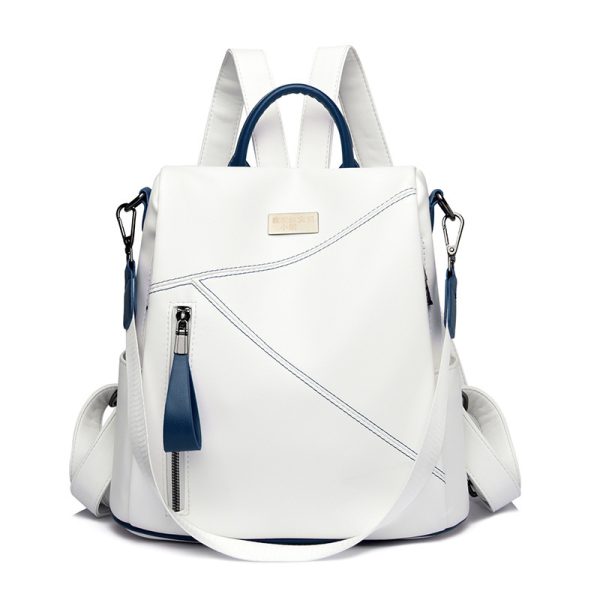 ⁦Women's Fashion Personality New Cowhide Backpack⁩ - الصورة ⁦8⁩
