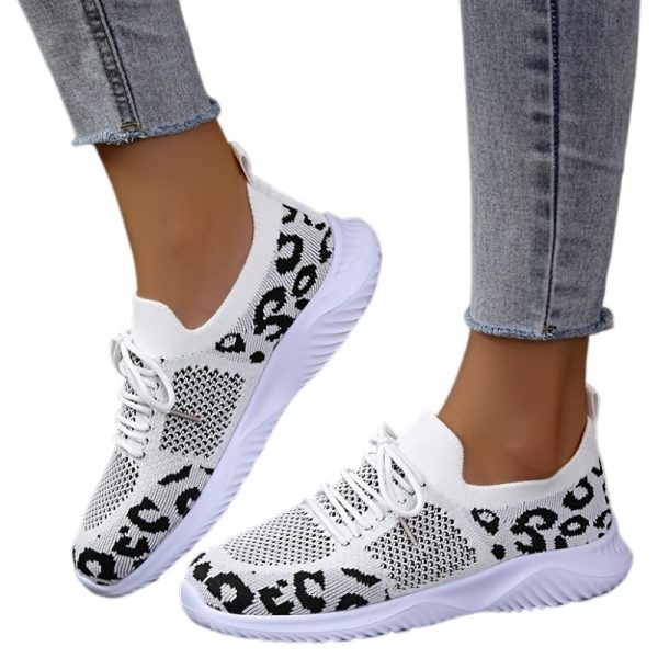 ⁦Women's Casual Sports Single-layer Shoes Flat Bottom Comfort Mesh⁩ - الصورة ⁦5⁩