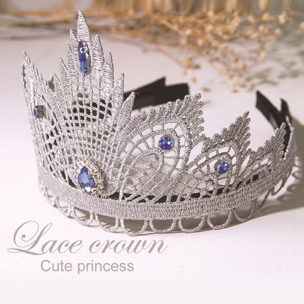 ⁦New European And American Children's Birthday Crown Hair Accessories Holiday Party⁩ - الصورة ⁦3⁩