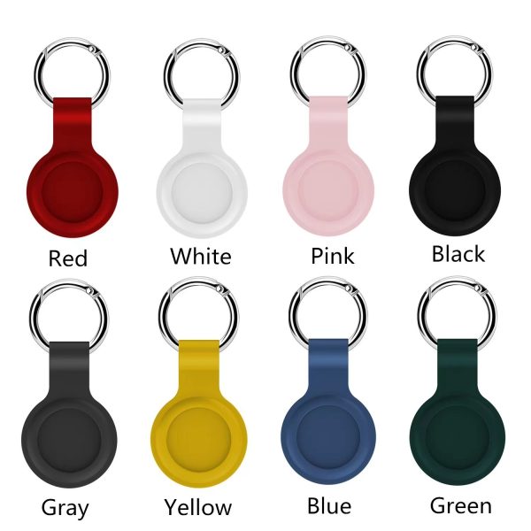 ⁦Suitable For Airtag Locator Tracker Anti-lost Keychain Waterproof Silicone Protective Case⁩ - الصورة ⁦2⁩