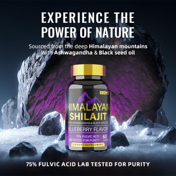 ⁦BSYS SHILAJIT GUMMIES 60'S⁩ - الصورة ⁦7⁩