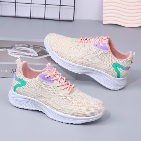 ⁦Women's Soft-soled Flyknit Sports Casual Shoes⁩ - الصورة ⁦7⁩