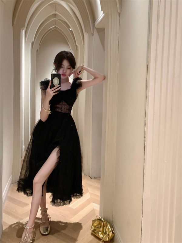 ⁦Fashion Slit Tank Top Dress Women⁩ - الصورة ⁦2⁩