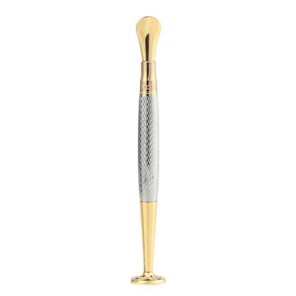 ⁦Concave Spoon Flower Anti-flameout Tobacco Pipe Pressing Bar Rosewood Pipe Accessories⁩ - الصورة ⁦4⁩