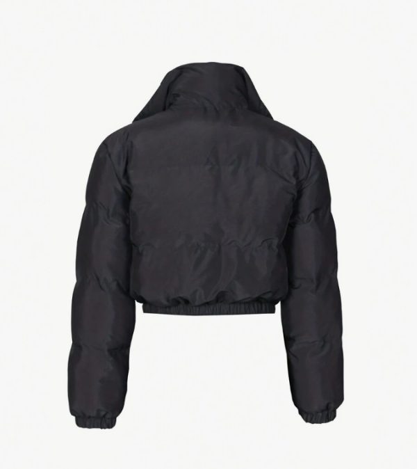 ⁦Women European & American Style Short Collar Zip-Up Warm Jacket⁩ - الصورة ⁦3⁩
