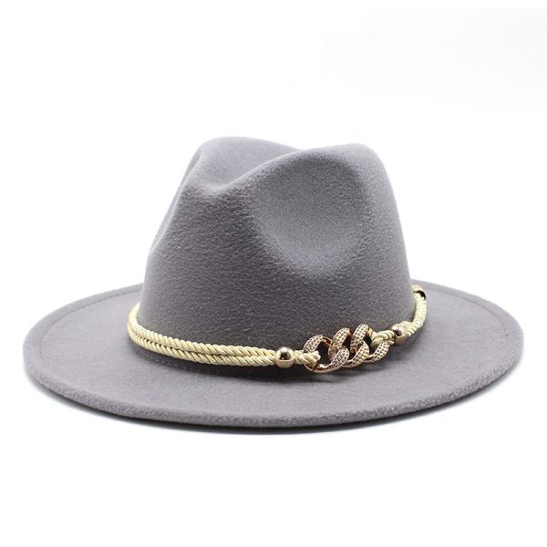 ⁦Women's Fedora Hats British Vintage Accessories⁩ - الصورة ⁦8⁩