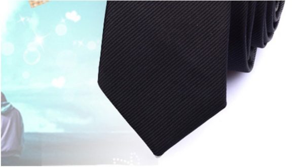 ⁦Plain Men's Polyester Yarn Tie 1200 Pin Clothing Accessories⁩ - الصورة ⁦5⁩