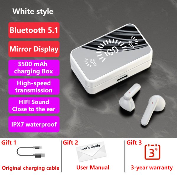 ⁦The New Bluetooth Black Tech E-sports Headset⁩ - الصورة ⁦2⁩