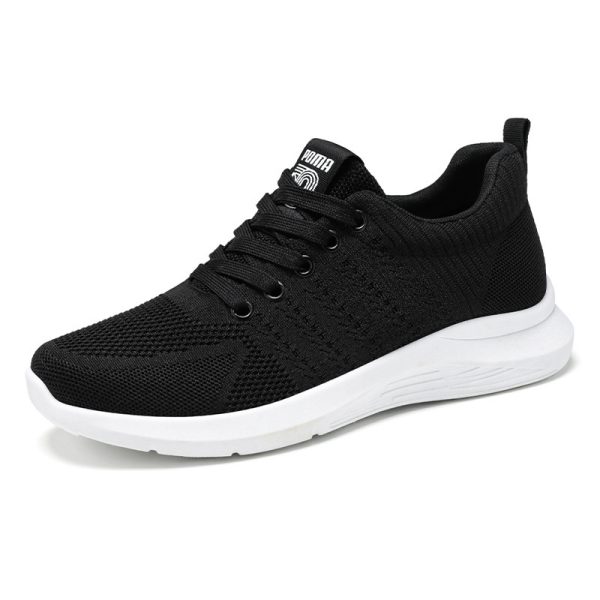 ⁦Men's Shoes Korean Casual Breathable Shoes Running Shoes Trendy Sneakers Men⁩ - الصورة ⁦4⁩