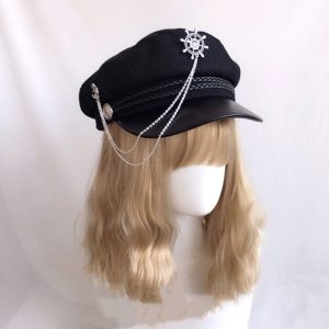 Gothic Style Soviet Army Hat Lolita Accessories