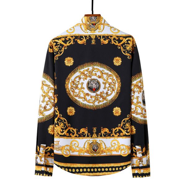⁦Men's Shirts New Arrivals Men's Printed Shirts Ouma Court Style Printed Shirts⁩ - الصورة ⁦4⁩