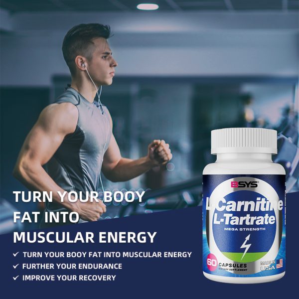 ⁦BSYS L-Carnitine L-Tartrate 60's⁩ - الصورة ⁦8⁩