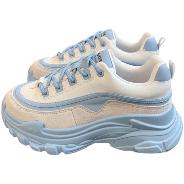 ⁦Women's Color Comfortable Platform Lightweight Increased Sneakers⁩ - الصورة ⁦2⁩