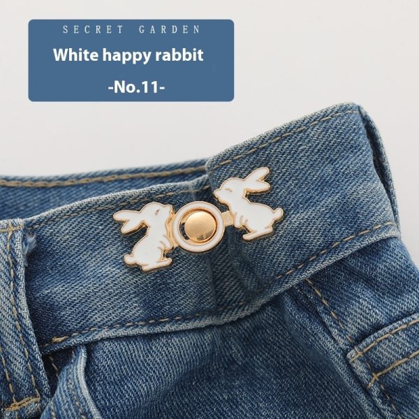 ⁦Waist Button Metal Buckle Nail-free Snap Fastener⁩ - الصورة ⁦2⁩