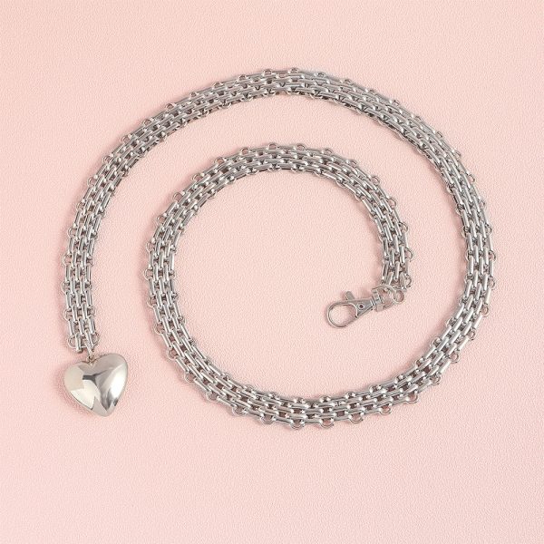 ⁦Men And Women Design Fashion Love Chain Pendant Waist Chain Metal Accessories Cute Chain⁩ - الصورة ⁦6⁩
