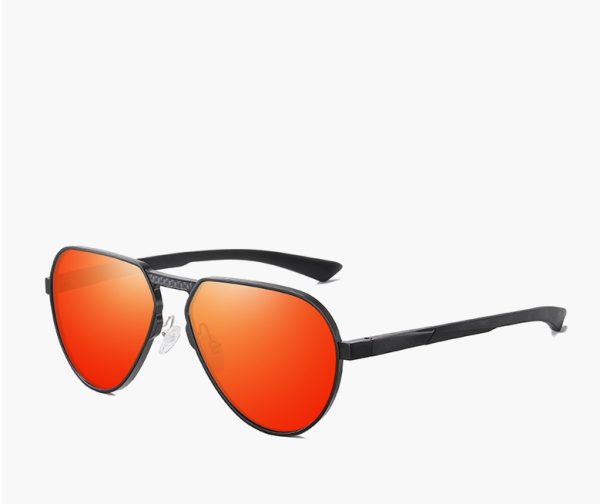 ⁦All-aluminum-magnesium Alloy Glasses Polarized Large Frame Glasses⁩ - الصورة ⁦7⁩