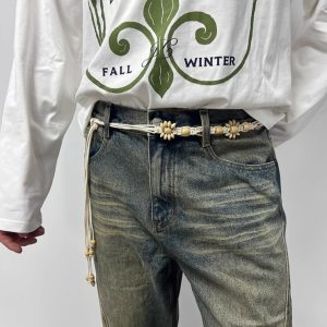 Personalized Bohemian Accessories Ethnic Style Woven Belt