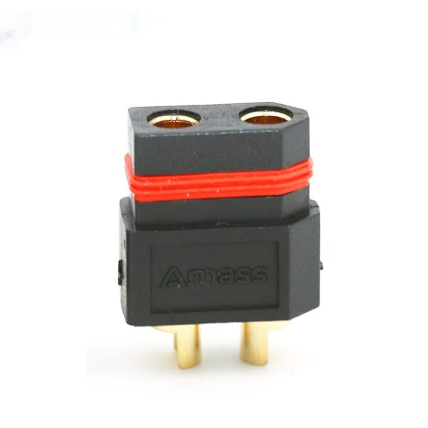 ⁦XT60W-M F Male And Female Connector Waterproof Gold-plated Black High Current Plug Model Accessories⁩ - الصورة ⁦3⁩