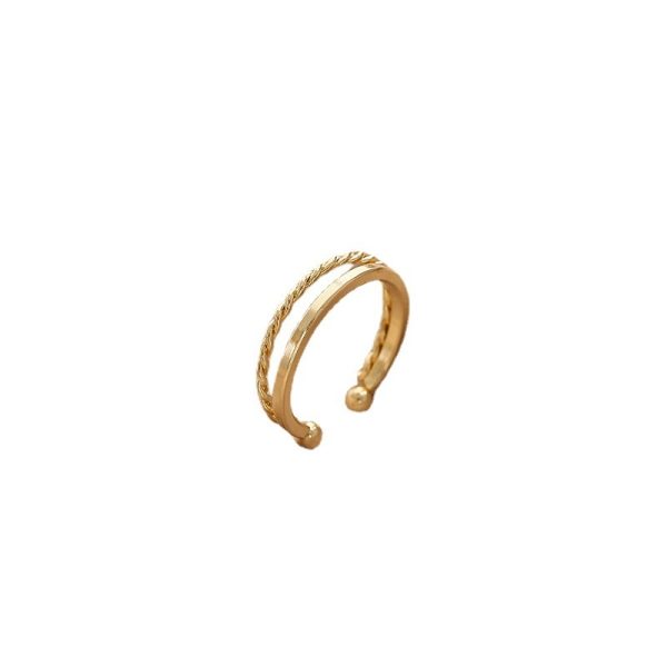 ⁦Temperament And Beautiful Trending Unique Simple Ring⁩ - الصورة ⁦7⁩