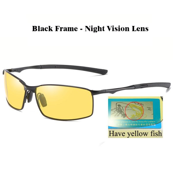 ⁦Men's Metal Sports Polarized Glasses Popular⁩ - الصورة ⁦8⁩
