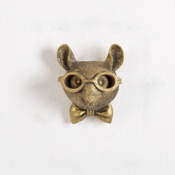 ⁦Antique Bronze Animal Pendant Indoor Home Bedroom Decor⁩ - الصورة ⁦3⁩