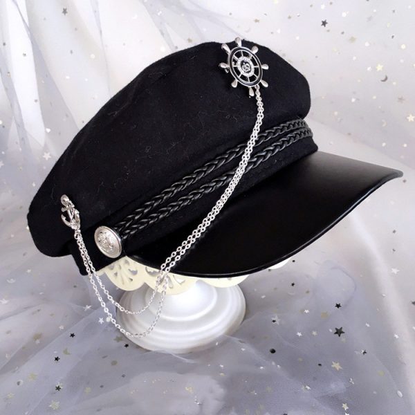 ⁦Gothic Style Soviet Army Hat Lolita Accessories⁩ - الصورة ⁦9⁩