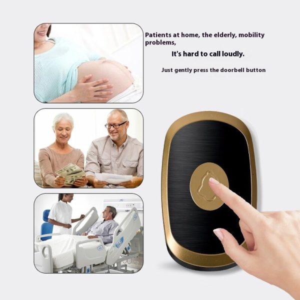 ⁦Doorbell Wireless Home Electronic Ultra Distance Unlimited Villa Waterproof Remote Control⁩ - الصورة ⁦3⁩
