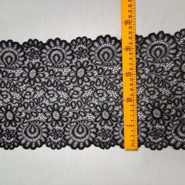⁦23cm Wide Bilateral Lace Fabric Clothing Accessories⁩ - الصورة ⁦6⁩