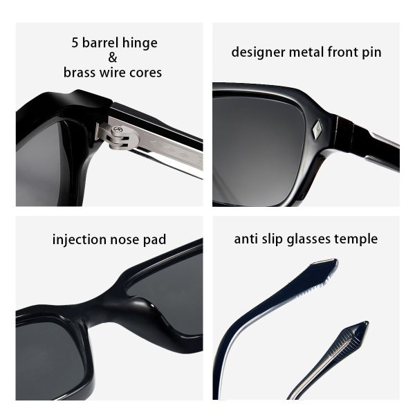 ⁦Sunglasses Men And Women Affordable Luxury Style⁩ - الصورة ⁦2⁩
