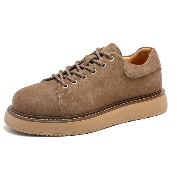 ⁦Suede Retro Workwear Shoes For Men⁩ - الصورة ⁦4⁩