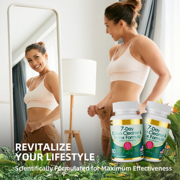 ⁦7-Day Colon Cleanse & Detox Formula Capsulese⁩ - الصورة ⁦8⁩