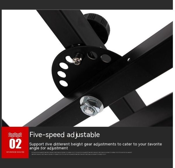 ⁦X-type Adjustable Double-tube Electronic Organ Rack Double-tube Keyboard Stand⁩ - الصورة ⁦8⁩