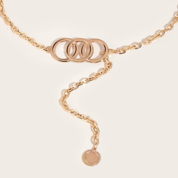 ⁦Atmospheric Metal Pendant Waist Chain Women Accessories⁩ - الصورة ⁦5⁩