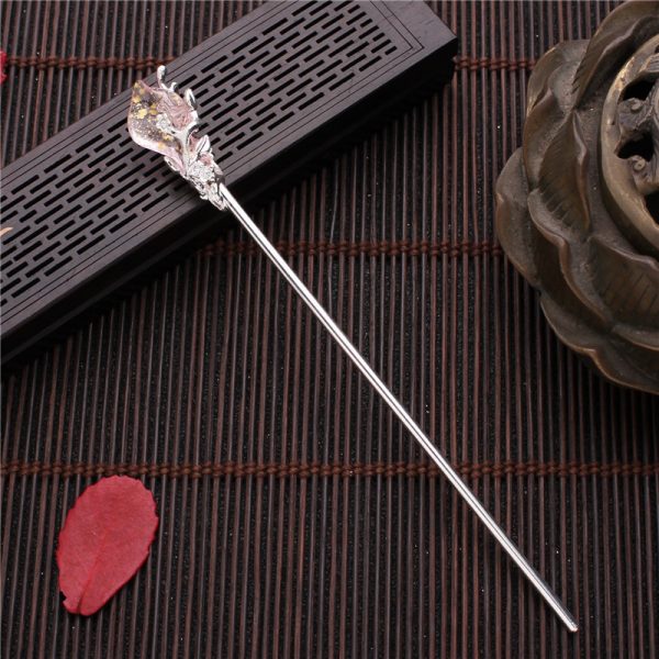 ⁦Women's Antique Simple Mulan Accessories Tassel Retro Hanfu Hairpin⁩ - الصورة ⁦8⁩