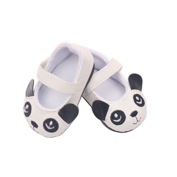 ⁦18-inch American Girl Children's Shoes Panda Flat Shoes Toy Accessories Doll Clothes Hot Sale Doll Accessories⁩ - الصورة ⁦5⁩