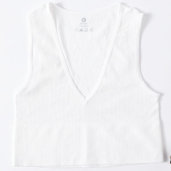 ⁦Chic Sexy Camisole Women Tank Crop Top Female Vest⁩ - الصورة ⁦2⁩