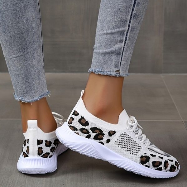 ⁦Women's Casual Sports Single-layer Shoes Flat Bottom Comfort Mesh⁩ - الصورة ⁦2⁩