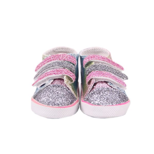 ⁦18-inch American Girl Doll Accessories Shoes 43cm Xiafu Doll Doll Accessories Small Leather Shoes⁩ - الصورة ⁦2⁩