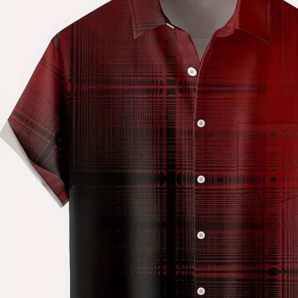 ⁦Summer Youth Men's Printed Shirts⁩ - الصورة ⁦9⁩