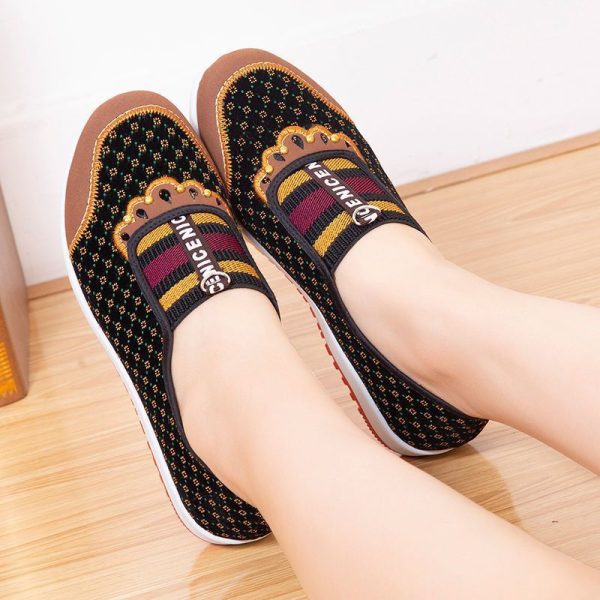 ⁦Softsoled Nonslip Middleaged And Elderly Casual Cloth Shoes⁩ - الصورة ⁦4⁩