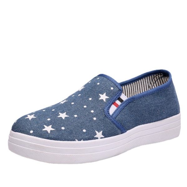 ⁦Ladies Fashion Personality Explosive Canvas Shoes⁩ - الصورة ⁦4⁩
