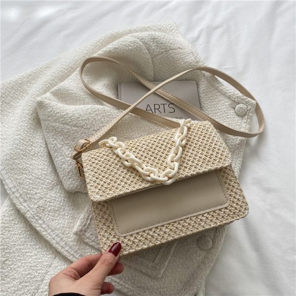 ⁦Women's Simple Fashion Pearl Handbag⁩ - الصورة ⁦5⁩
