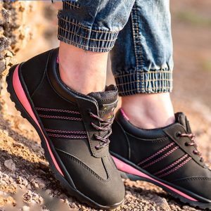 Women's Steel Ladle Head Genuine Leather Welding Electrician Shoes