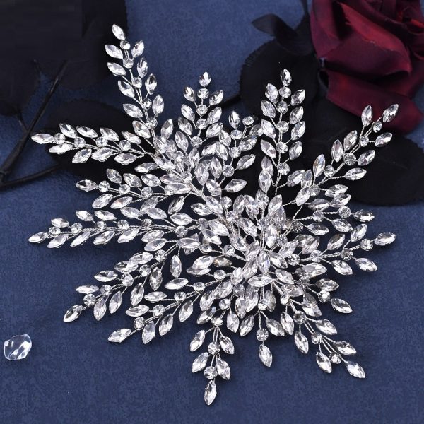 ⁦Wedding Dress Accessories Updo Hair Band⁩ - الصورة ⁦5⁩