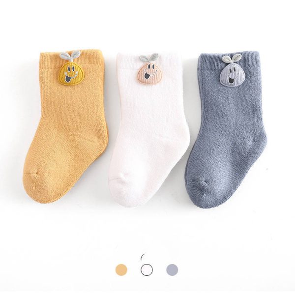 ⁦Terry Children's Socks Thickened Cartoon Accessories Warm Loose Mouth⁩ - الصورة ⁦4⁩